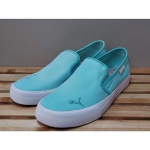 Puma Womens | Teal | Bari Slip On Shoes Size 8.5